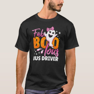 Buschauffeur Halloween Womens Fab Boo Lous T-shirt