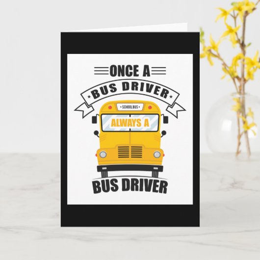 buschauffeur kaart (Gele Bloem)