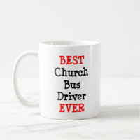buschauffeur, kerk, beste koffie mok