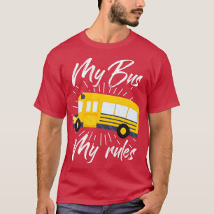 buschauffeur omnibus - openbaar - transportberoep t-shirt