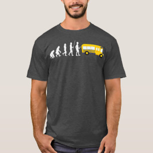 buschauffeur omnibus - schoolbus - openbaar vervoe t-shirt