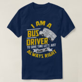 buschauffeur omnibus - schoolbus - openbaar vervoe t-shirt (Design voorkant)