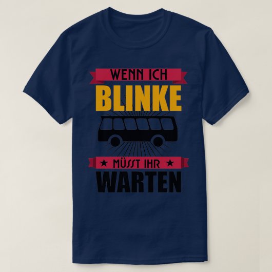 buschauffeur retro bus gezegde 2 t-shirt (Design voorkant)