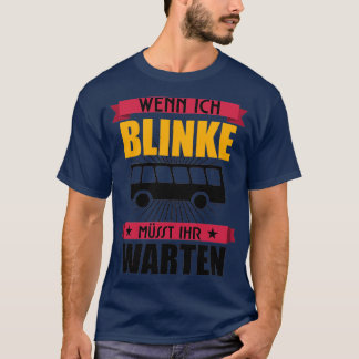 buschauffeur retro bus gezegde 2 t-shirt