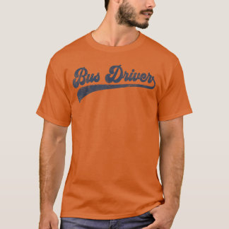 Buschauffeur Schattige Vintage vrienden T-shirt