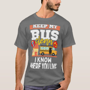 Buschauffeur school bus 30 t-shirt