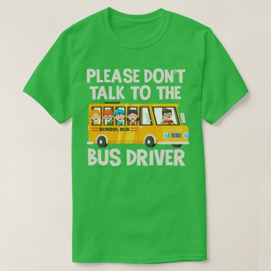 Buschauffeur school bus 36 t-shirt (Design voorkant)