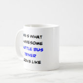 buschauffeur, shuttle, geweldige koffiemok (Voorkant links)