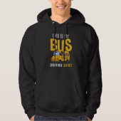 Buschauffeur Stuurprogramma bus chauffeur Kostume Hoodie (Voorkant)