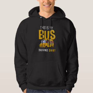 Buschauffeur Stuurprogramma bus chauffeur Kostume  Hoodie