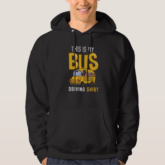 Buschauffeur Stuurprogramma bus chauffeur Kostume  Hoodie (Voorkant)
