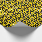 Buschauffeur, transportberoep cadeaupapier (Hoek)