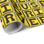 Buschauffeur, transportberoep cadeaupapier (Rol Hoek)