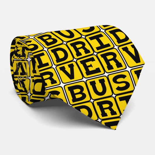 Buschauffeur, transportberoep stropdas (Opgerold)