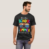 Buschauffeur van dienst laatste dag van de schoolz t-shirt (Voorkant volledig)