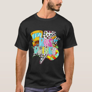 Buschauffeur verlicht terug naar school gelukkige t-shirt