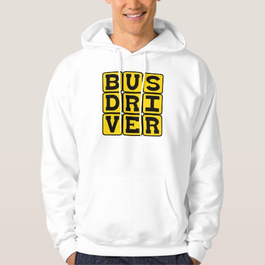 Buschauffeur, Vervoersberoep Hoodie (Voorkant)