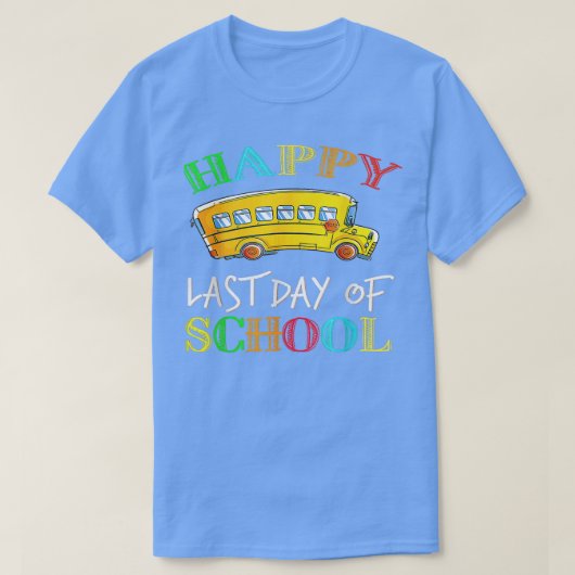Buschauffeur vorige dag school Shirt school bus dr (Design voorkant)