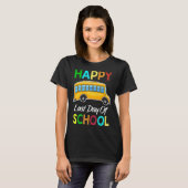 Buschauffeur vorige dag schoolbuschauffeur t-shirt (Voorkant volledig)