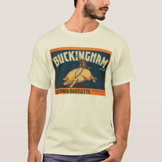 Busckingham California Bartletts  Crate Lab T-shirt (Voorkant)