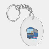 Busdriver - Licht/Blonde Sleutelhanger (Voorkant Links)