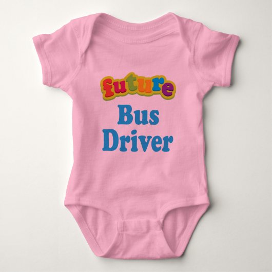 Busdriver (toekomst) voor het kind romper (Voorkant)