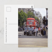 Buses, Taxis on Oxford Street, Londen 1998 Briefkaart (Voorkant / Achterkant)