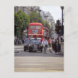 Buses, Taxis on Oxford Street, Londen 1998 Briefkaart