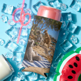 Bush BBQ met kangoeroes en koala's Seltzer Blikjeskoeler