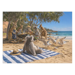 Bush BBQ met kangoeroes en koala's Tafelkleed