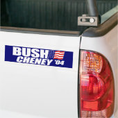 Bush Cheney 2004 bumpersticker (Op Truck)