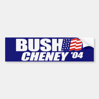 Bush Cheney 2004 bumpersticker