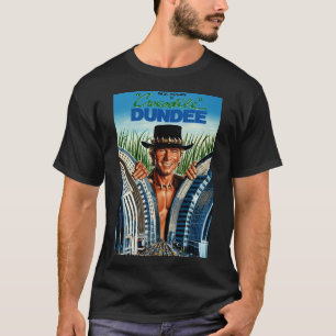Bush Hoed Man Stad Skyscraper Kunst T-shirt