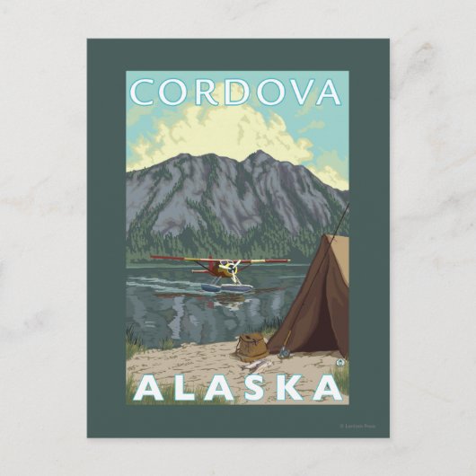 Bush Plane & Fishing - Cordova, Alaska Briefkaart (Voorkant)