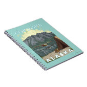 Bush Plane & Fishing - Cordova, Alaska Notitieboek (Rechterzijde)