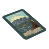 Bush Plane & Fishing - Glacier National Park, MT Magneet (Rechterzijde)