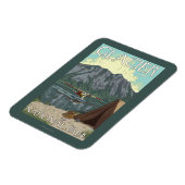 Bush Plane & Fishing - Glacier National Park, MT Magneet (Linkerzijde)