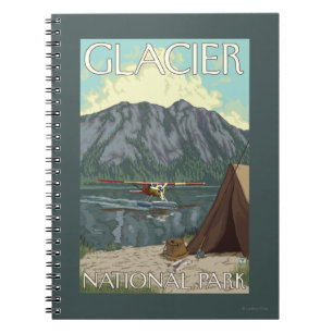 Bush Plane & Fishing - Glacier National Park, MT Notitieboek