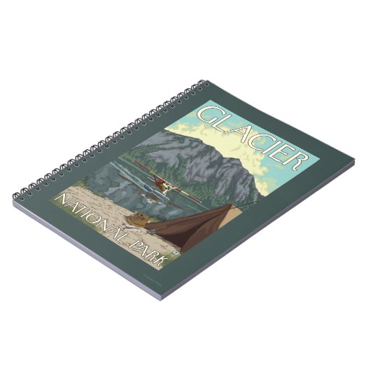 Bush Plane & Fishing - Glacier National Park, MT Notitieboek (Linkerzijde)