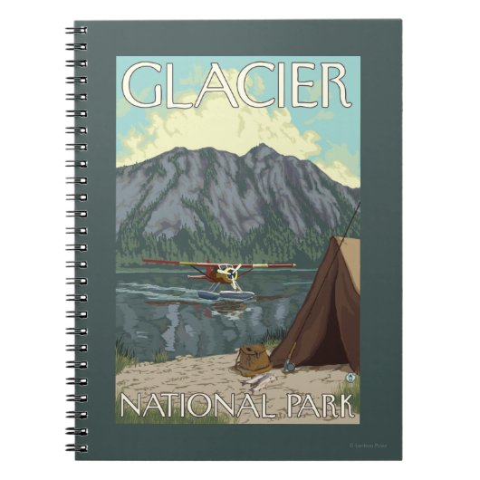 Bush Plane & Fishing - Glacier National Park, MT Notitieboek (Voorkant)