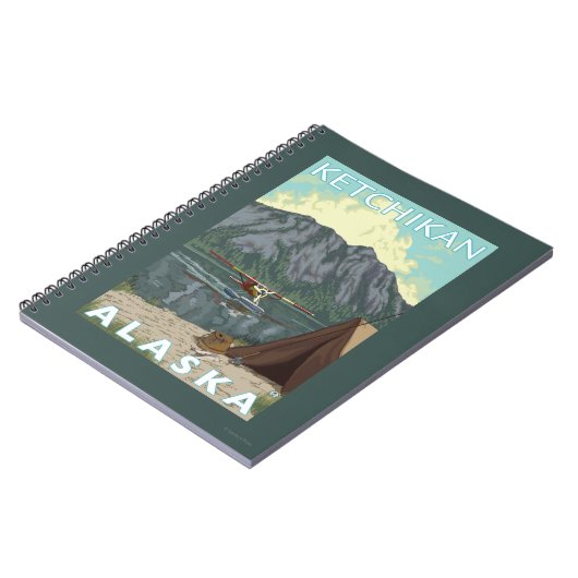 Bush Plane & Fishing - Ketchikan, Alaska Notitieboek (Linkerzijde)