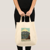 Bush Plane & Fishing - Ketchikan, Alaska Tote Bag (Voorkant (product))
