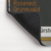Bushaltebord in Berlijn Muismat (Hoek)