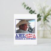 BushAMERICA Briefkaart (Staand voorkant)