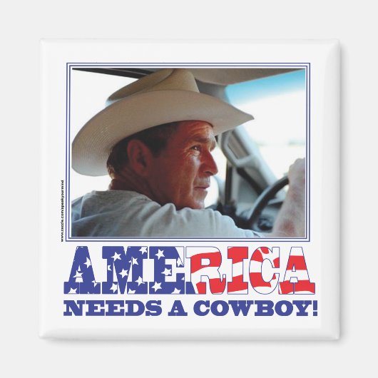 BushAMERICA Magneet (Voorkant)