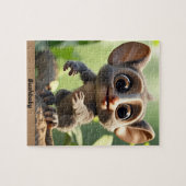Bushbaby puzzel legpuzzel (Horizontaal)