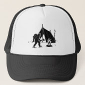 Bushcraft Avontuur Camping Bigfoot Trucker Pet (Voorkant)