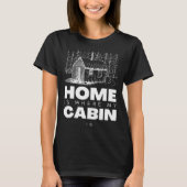 Bushcraft Cabin Bushcraft Gear and Bushcraft Tools T-shirt (Voorkant)