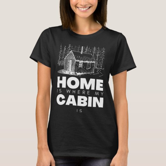 Bushcraft Cabin Bushcraft Gear and Bushcraft Tools T-shirt (Voorkant)