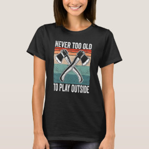 Bushcraft is nooit te oud om buiten Bushcrafti te  T-shirt